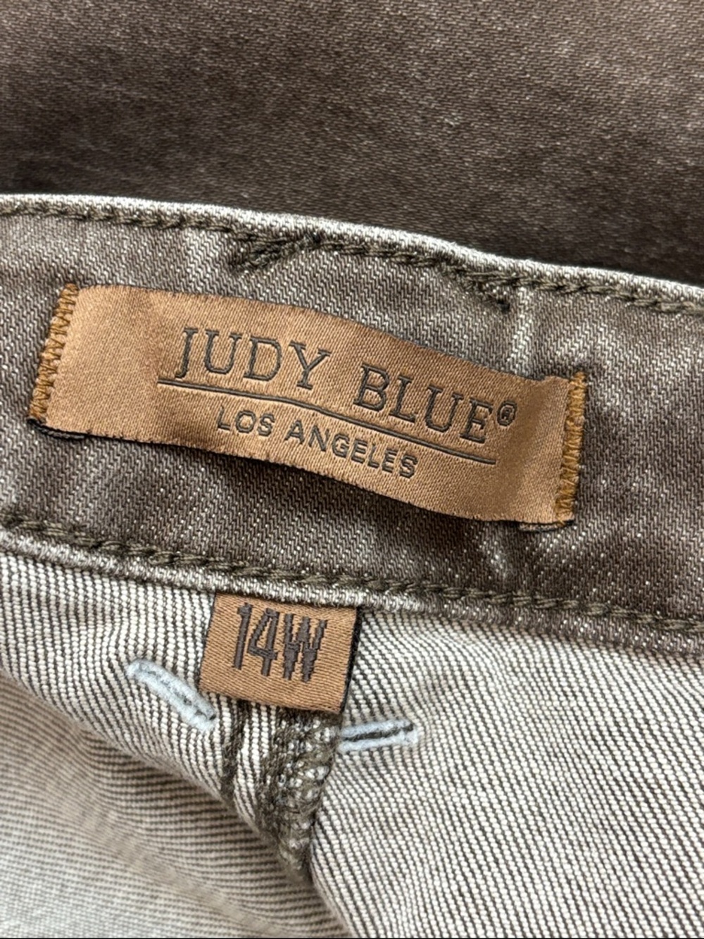 Judy Blue Brown Retro Wide Leg Jeans Size 14W - Picture 12 of 15